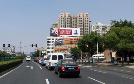 上海浦东上南路3365号海阳路楼顶广告位 