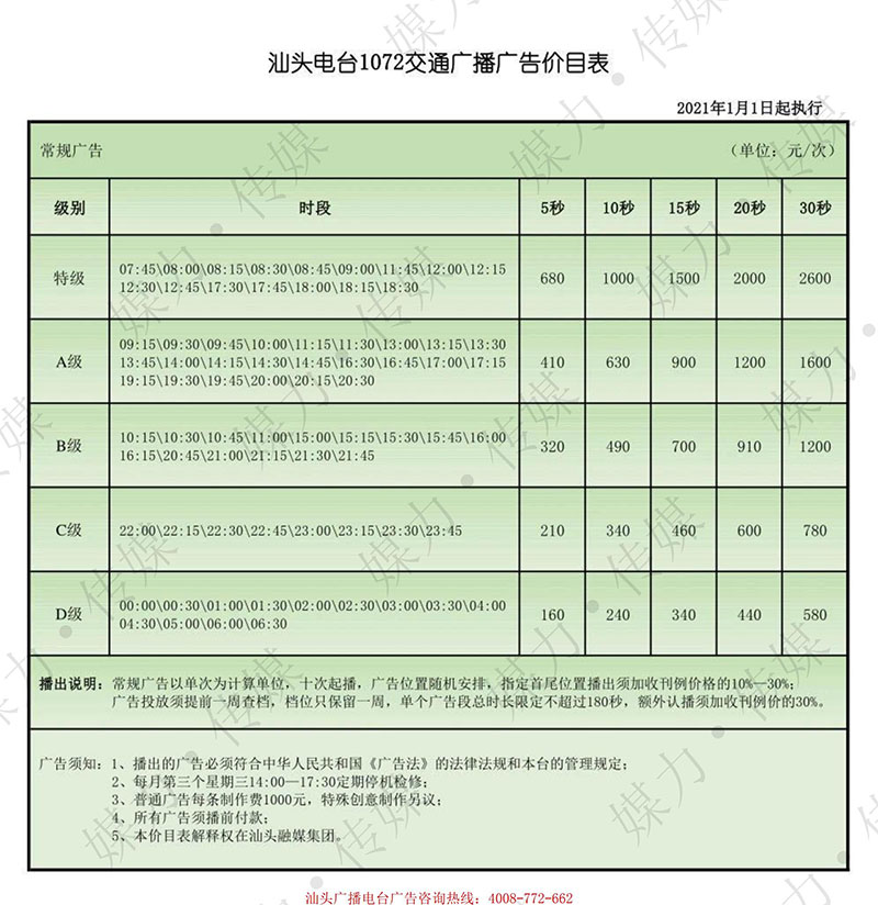 汕头交通广播