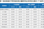 各级频道在不同年龄段观众暑期市场占有率变化情况