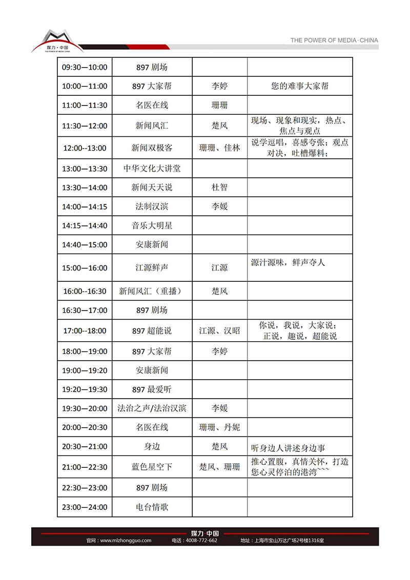 2018年安康人民广播电台广告价格表